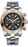 Breitling,Breitling - Superocean Chronograph II Abyss White Steel and Gold - Watch Brands Direct