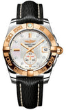 Breitling,Breitling - Galactic 36 Automantic Steel-Rose Gold - Sahara Strap - Watch Brands Direct