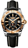 Breitling,Breitling - Galactic 36 Automantic Steel-Rose Gold - Sahara Strap - Watch Brands Direct