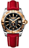 Breitling,Breitling - Galactic 36 Automantic Steel-Rose Gold - Sahara Strap - Watch Brands Direct