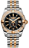 Breitling,Breitling - Galactic 36 Automantic Steel-Rose Gold - Diamond Bezel - Pilot Bracelet - Watch Brands Direct
