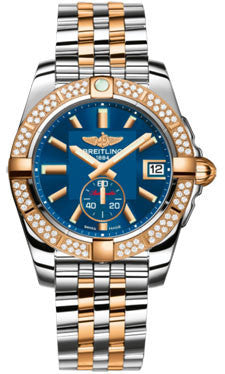 Breitling Galactic 36 Automantic Steel Rose Gold Diamond Bezel P Watch Brands Direct Luxury Watches at the Largest Discounts