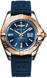 Breitling,Breitling - Galactic 41 Steel-Rose Gold - Diver Pro III Strap - Watch Brands Direct