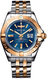 Breitling,Breitling - Galactic 41 Steel-Rose Gold - Pilot Bracelet - Watch Brands Direct