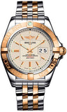Breitling,Breitling - Galactic 41 Steel-Rose Gold - Pilot Bracelet - Watch Brands Direct