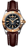 Breitling,Breitling - Galactic 32 Steel-Rose Gold - Leather Strap - Watch Brands Direct
