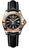 Breitling,Breitling - Galactic 32 Steel-Rose Gold - Sahara Strap - Watch Brands Direct