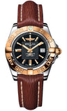 Breitling,Breitling - Galactic 32 Steel-Rose Gold - Sahara Strap - Watch Brands Direct