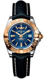 Breitling,Breitling - Galactic 32 Steel-Rose Gold - Sahara Strap - Watch Brands Direct