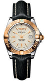 Breitling,Breitling - Galactic 32 Steel-Rose Gold - Sahara Strap - Watch Brands Direct