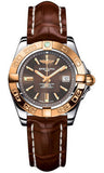 Breitling,Breitling - Galactic 32 Steel-Rose Gold - Croco Strap - Watch Brands Direct