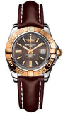 Breitling,Breitling - Galactic 32 Steel-Rose Gold - Leather Strap - Watch Brands Direct