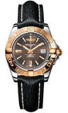 Breitling,Breitling - Galactic 32 Steel-Rose Gold - Sahara Strap - Watch Brands Direct