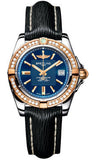 Breitling,Breitling - Galactic 32 Steel-Rose Gold - Diamond Bezel - Sahara Strap - Watch Brands Direct