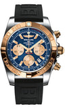 Breitling,Breitling - Chronomat 44 Steel and Rose Gold Polished Bezel - Diver Pro III Strap - Watch Brands Direct