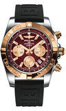 Breitling,Breitling - Chronomat 44 Steel and Rose Gold Polished Bezel - Diver Pro III Strap - Watch Brands Direct