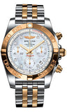 Breitling,Breitling - Chronomat 41 Steel and Gold - Steel and Gold Pilot Bracelet - Watch Brands Direct