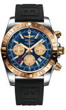 Breitling,Breitling - Chronomat 44 GMT Steel and Gold on Diver Pro III - Watch Brands Direct