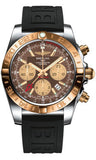 Breitling,Breitling - Chronomat 44 GMT Steel and Gold on Diver Pro III - Watch Brands Direct