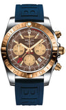Breitling,Breitling - Chronomat 44 GMT Steel and Gold on Diver Pro III - Watch Brands Direct
