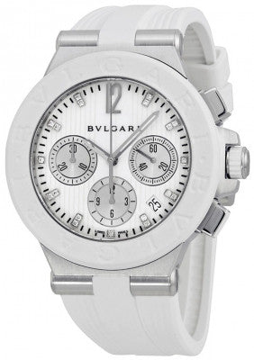 Bulgari,Bulgari - Diagono Chronograph 40mm - Stainless Steel - Watch Brands Direct