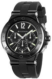 Bulgari,Bulgari - Diagono Ultranero Chronograph 42mm - DLC Coated Stainless Steel - Watch Brands Direct