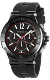Bulgari,Bulgari - Diagono Ultranero Chronograph 42mm - DLC Coated Stainless Steel - Watch Brands Direct
