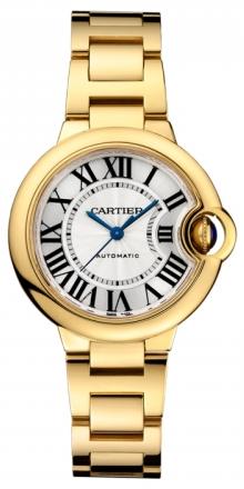 Cartier,Cartier - Ballon Bleu 33mm - Yellow Gold - Watch Brands Direct