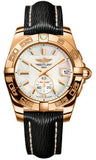 Breitling,Breitling - Galactic 36 Automantic Rose Gold - Sahara Strap - Watch Brands Direct