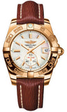 Breitling,Breitling - Galactic 36 Automantic Rose Gold - Sahara Strap - Watch Brands Direct