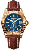 Breitling,Breitling - Galactic 36 Automantic Rose Gold - Sahara Strap - Watch Brands Direct