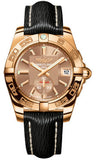 Breitling,Breitling - Galactic 36 Automantic Rose Gold - Sahara Strap - Watch Brands Direct