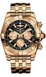 Breitling,Breitling - Chronomat 44 Rose Gold Polished Bezel - Pilot Bracelet - Watch Brands Direct