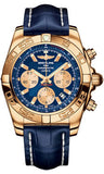 Breitling,Breitling - Chronomat 44 Rose Gold Polished Bezel - Croco Strap - Watch Brands Direct