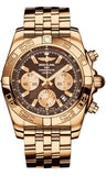 Breitling,Breitling - Chronomat 44 Rose Gold Polished Bezel - Pilot Bracelet - Watch Brands Direct