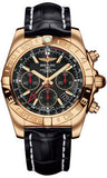 Breitling,Breitling - Chronomat 44 GMT Rose Gold on Croco - Watch Brands Direct
