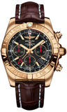 Breitling,Breitling - Chronomat 44 GMT Rose Gold on Croco - Watch Brands Direct