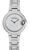Cartier,Cartier - Ballon Bleu 33mm - White Gold - Watch Brands Direct