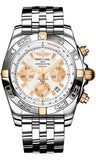 Breitling,Breitling - Chronomat 44 Two-Tone Polished Bezel - Pilot Bracelet - Watch Brands Direct