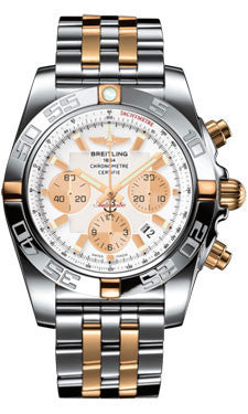Breitling,Breitling - Chronomat 44 Two-Tone Polished Bezel - Pilot Bracelet - Two-Tone - Watch Brands Direct