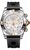 Breitling,Breitling - Chronomat 44 Two-Tone Polished Bezel - Ocean Racer Strap - Watch Brands Direct