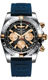 Breitling,Breitling - Chronomat 44 Two-Tone Polished Bezel - Diver Pro III Strap - Watch Brands Direct