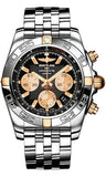 Breitling,Breitling - Chronomat 44 Two-Tone Polished Bezel - Pilot Bracelet - Watch Brands Direct