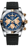 Breitling,Breitling - Chronomat 44 Two-Tone Polished Bezel - Diver Pro III Strap - Watch Brands Direct