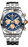 Breitling,Breitling - Chronomat 44 Two-Tone Polished Bezel - Pilot Bracelet - Watch Brands Direct