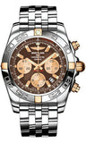 Breitling,Breitling - Chronomat 44 Two-Tone Polished Bezel - Pilot Bracelet - Watch Brands Direct