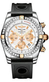 Breitling,Breitling - Chronomat 44 Two-Tone 40 Diamond Bezel - Ocean Racer Strap - Watch Brands Direct