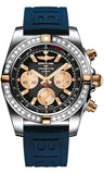 Breitling,Breitling - Chronomat 44 Two-Tone 40 Diamond Bezel - Diver Pro III Strap - Watch Brands Direct