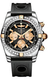 Breitling,Breitling - Chronomat 44 Two-Tone 40 Diamond Bezel - Ocean Racer Strap - Watch Brands Direct