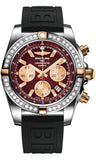 Breitling,Breitling - Chronomat 44 Two-Tone 40 Diamond Bezel - Diver Pro III Strap - Watch Brands Direct